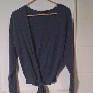 Love Tree Blue Sweater